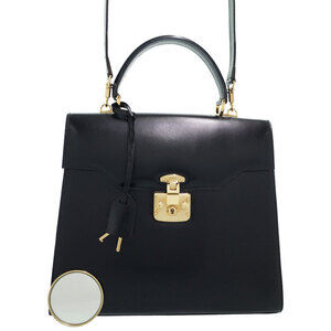 Gucci Lady Lock 2way top handle Black
